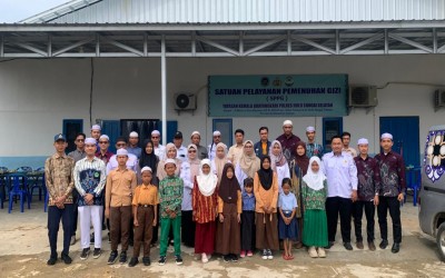 Perkuat Sinergi Program MBG,  MA PIP Habirau Tengah kunjungi Dapur SPPG